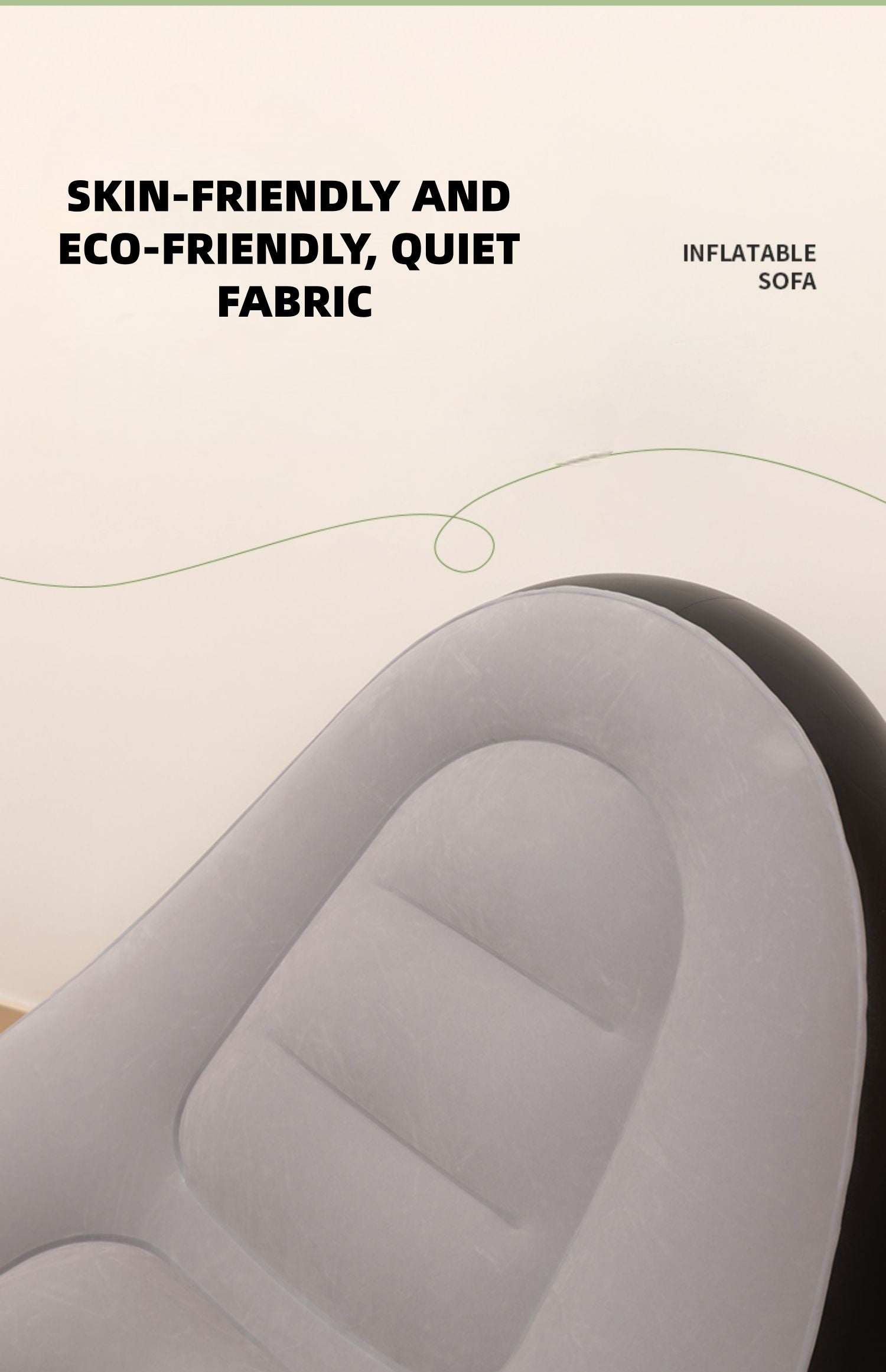 Outdoor inflatable sofa for home use