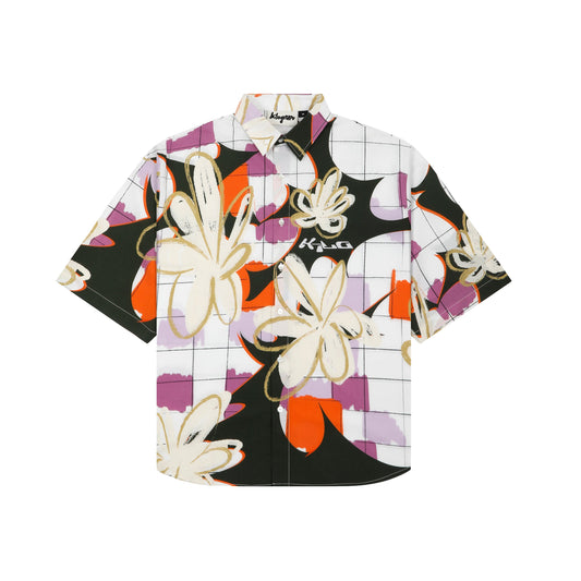 NOVA GRID SHIRT DRESS