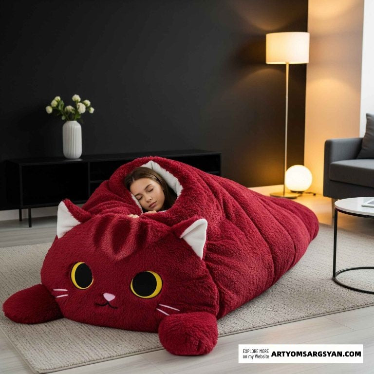 The best choice for winter! The latest soft cat sleeping bag | Both comfortable and adorable! Deserving of possession