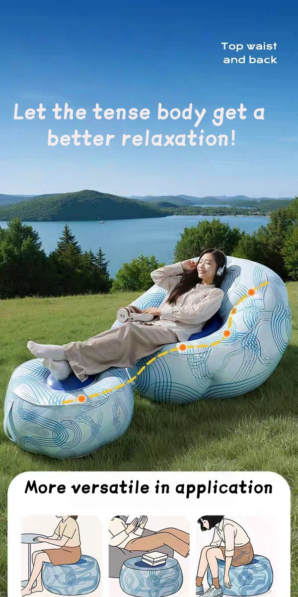 Self-inflating petal sofa The top choice for both indoor and outdoor activities