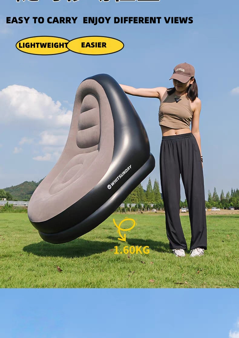 Outdoor inflatable sofa for home use